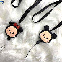 Pinfei mobile phone lanyard halter neck cute cartoon Apple mobile phone shell mate30 silicone iPhone11promax soft shell fall-proof thickening super cute xsmax girl tide brand handheld universal