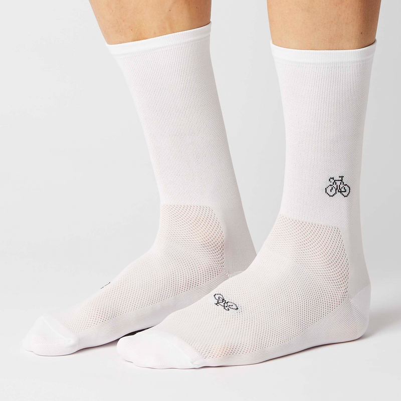 Road Cycling Socks, Outdoor Sports Socks, Finger-Pinch Mid-Calf Light Compression Socks, Lightweight, Breathable, Wear-Resistant, Summer