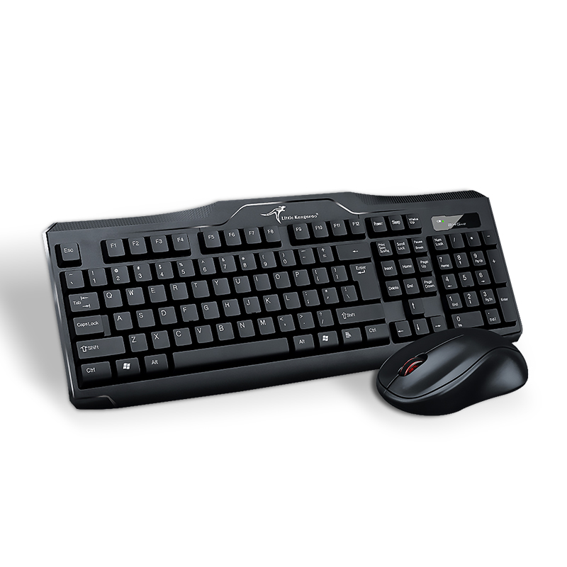 Small Kangaroo DS-2025 Wireless Optoelectronics Keyboard Slimy Group Notebook Desktop General Wireless Key Rat Sleeve