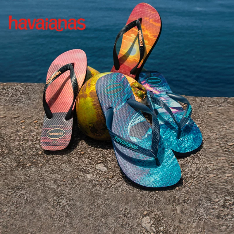 Кроссовки/сланцы мужские Havaianas Havina Hype III, шлепанцы для улицы на пляже, новая стиль, морской стиль лета
