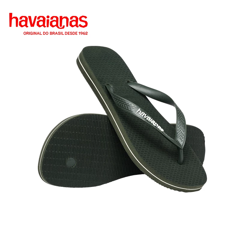 Летние резиновые нескользящие износостойкие шлепанцы Havaianas, тапочки