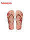 Havaianas哈唯纳Slim Organic女士印花度假人字拖平底凉拖鞋夏季