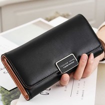 womens purse card bag pu lady long multifunction fold wallet