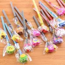 40 cartoon pencils with rubber head stationery to reward pri