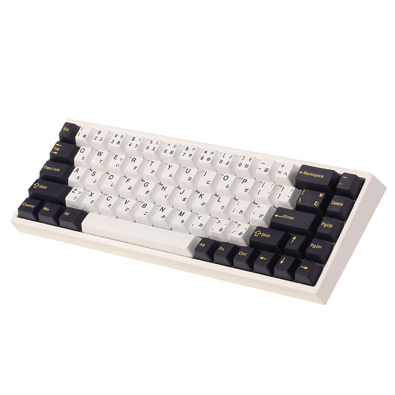 Japanese Radical (68 Keycaps With MAC Addition) & This Link Is Just A KeycapNJ68 Adaptation Key cap , 68 Mechanical keyboard Collocation Key cap , Japanese Radical Key cap , Milk green Color matching Key cap