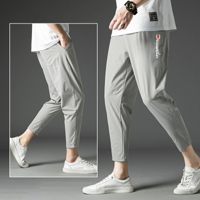 【GJXN】速干运动裤男冰丝裤潮九分裤