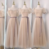 Небольшое длинное платье подружки невесты, премиум класс, по фигуре, подходит для подростков