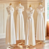 Платье подружки невесты, подходит для подростков, эффект подтяжки, для подружки невесты