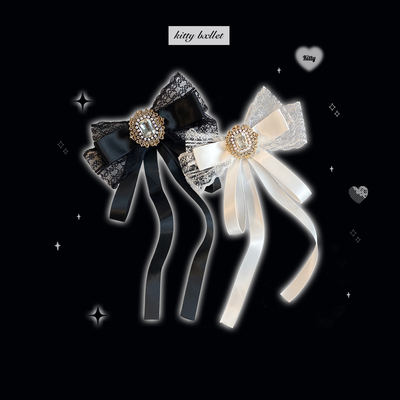 KittyBxllet Original Lace-style lace bow brooch accessory