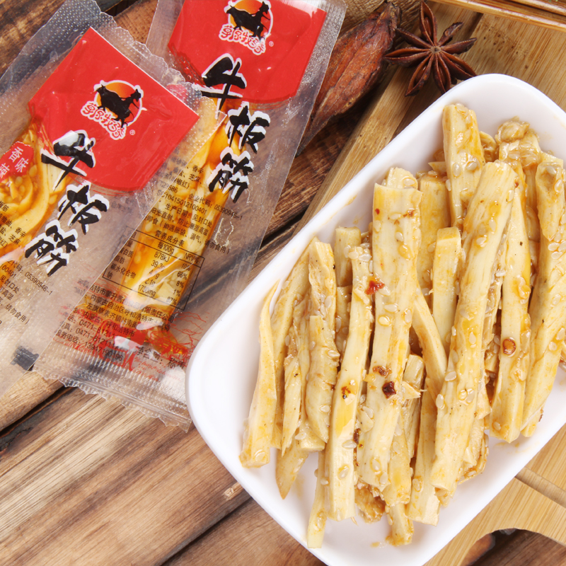牛板筋辣条小包装内蒙古特产牛肉干肉类零食小吃麻辣香辣味熟食品