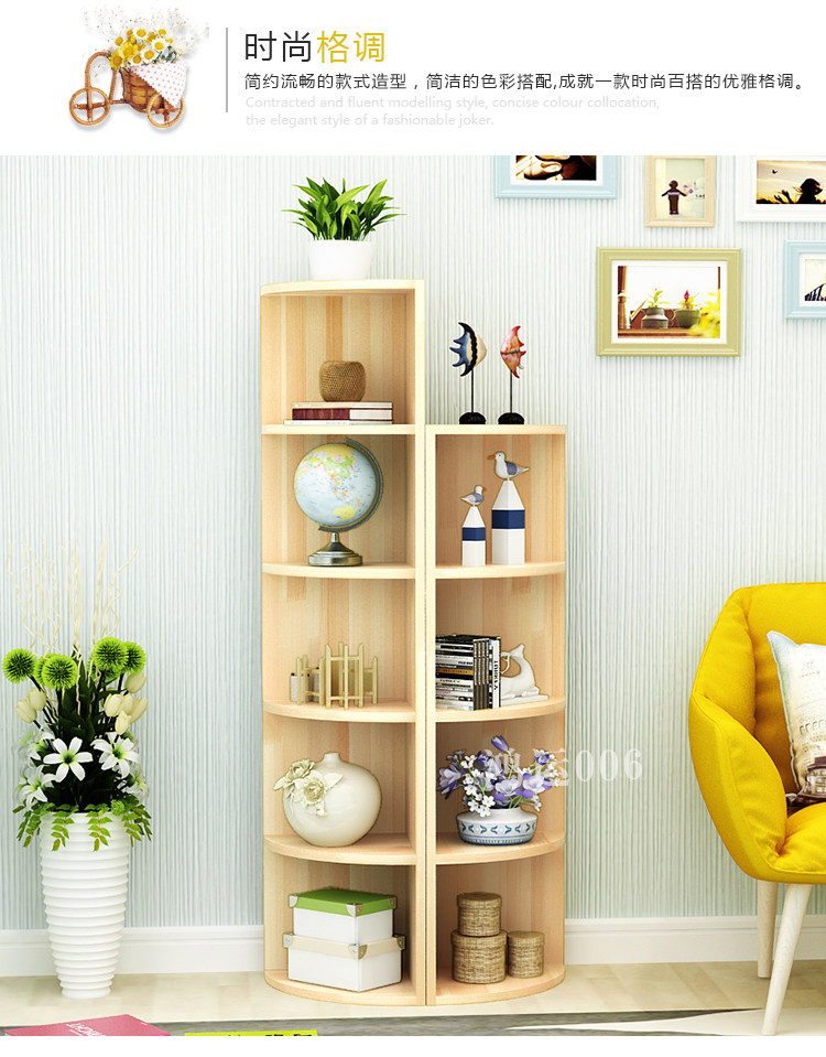 ngành góc tủ góc sàn phòng ngủ đơn giản nhỏ góc góc tủ phòng khách Pine góc gỗ tủ đa - Buồng tủ nhựa cánh lùa