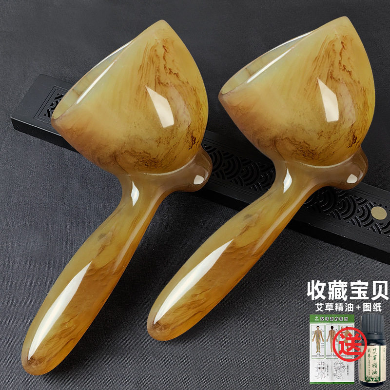 新款刮痧板按摩碗颈背腹腿部全身通用经络疏通神器点穴拔拨筋经棒