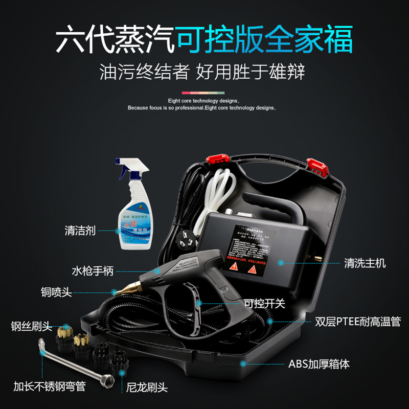 Steam Cleaner High Temperature and High Pressure Kitchen Household Multifunctional Commercial Cleaning Machine Air Conditioner Oil Smoke Equipment Shengtai
