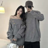 Осенняя демисезонная парная одежда для влюбленных, небольшой дизайнерский трикотажный свитер, платье, юбка, французский стиль, премиум класс, тренд сезона