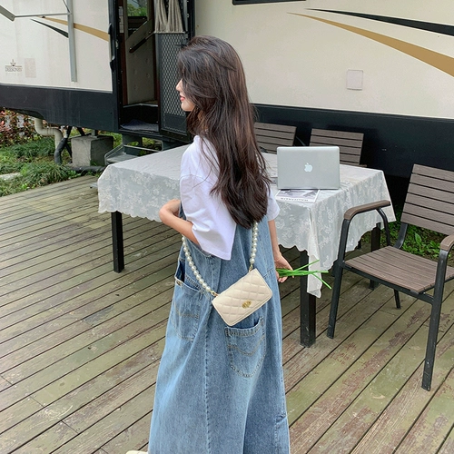 Синий летний джинсовый сарафан, сексуальная юбка, платье, в корейском стиле