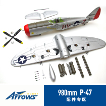 Blue Arrow P-47 aircraft special accessories Fixed wing electronic parts Fuselage main wing etc (1)