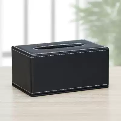 Business imitation leather household car European creative fashion napkin drawing toilet paper storage Mini small small special