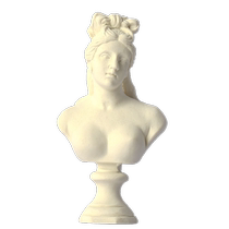 Art sketch resin plaster statue mini sketch head model art head sculpture ornaments character portrait still life statue decoration small mold trumpet small Wei Venus studio