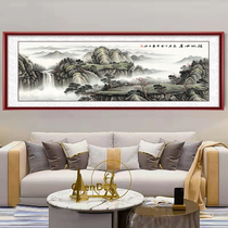 Fotos home picture country painting landscape painting Living room office Decorative Feng Shui Hang Painting Scenery for Mountain Tugiuza