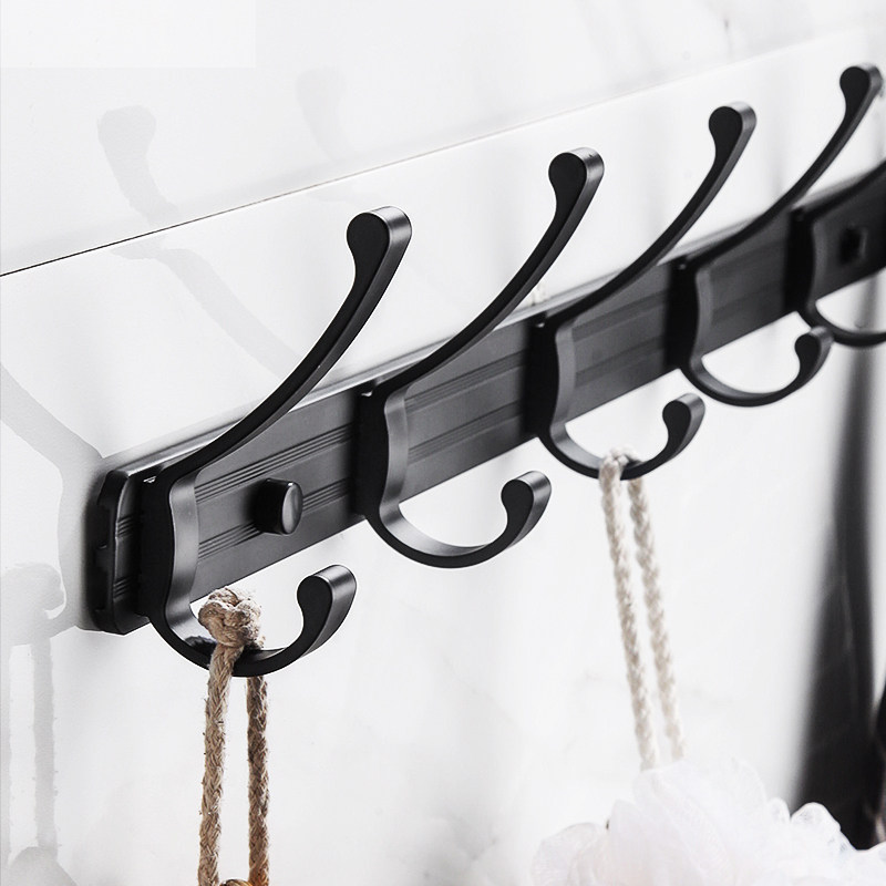 Clothing Hook Test Dressing Room Hook Powerful Sticky Hook Free From Punching Wall Door Rear Wall Xuanguan A Row Of Hanging Clothes Hat Hook