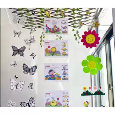 A4A3 plastic Scotch tape piece kindergarten art material environment hanging decoration pvc painting graffiti soft handmade diy