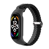 Полосатая и вязаная модель -блока серая