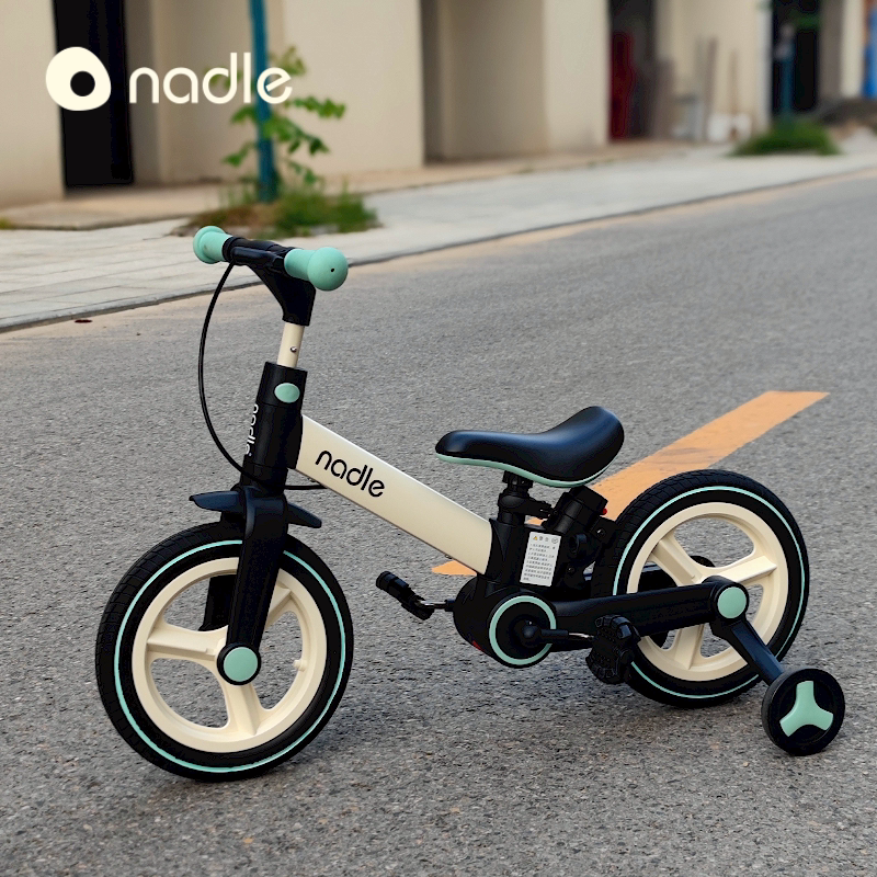 Nadle Natto Kidsren's Bicycle Two-In-One Balance Bike 1-5 Years Old Baby Bicycle Birthday Gift