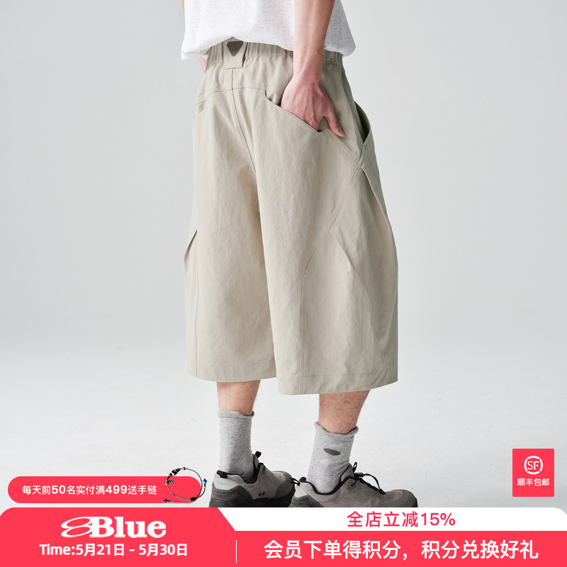 Bluemonte Structured Breathable Shorts 2026 Summer Eco-Friendly Antibacterial Deodorant Three-Quarter Length Scimitar Pants Bluemonte Structured Breathable Shorts 2026 Summer Eco-Friendly Antibacterial Deodorant Three-Quarter Length Scimitar Pants