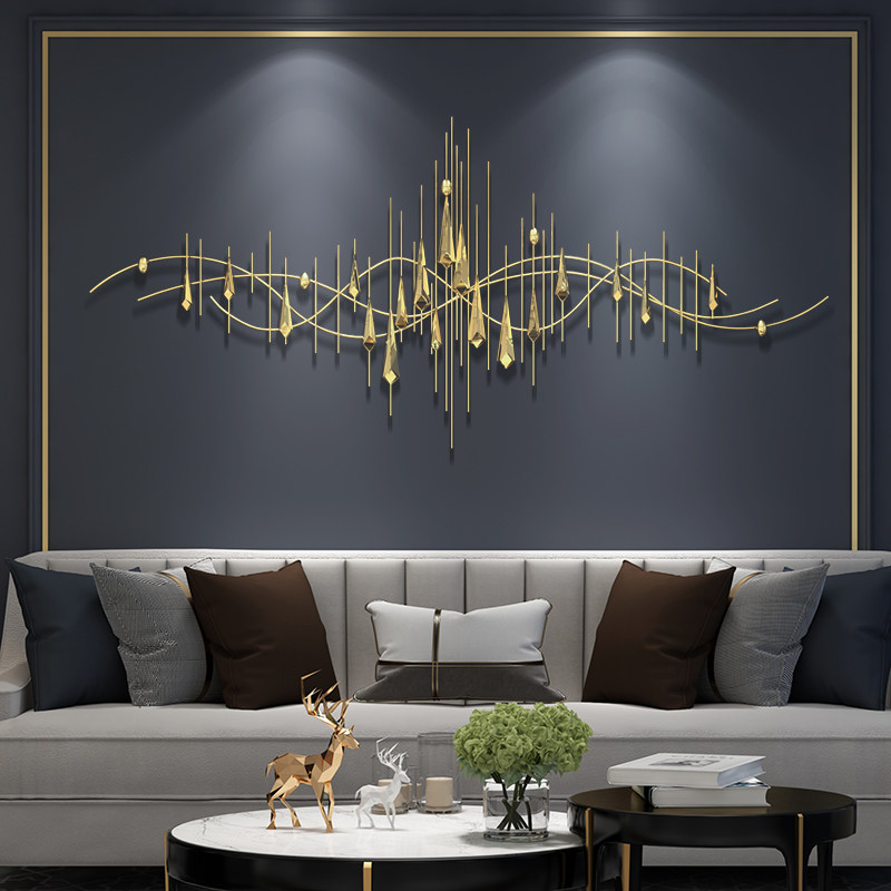 Modern simple light luxury decoration living room sofa background wall decoration decoration dining room creative fashion wall decoration