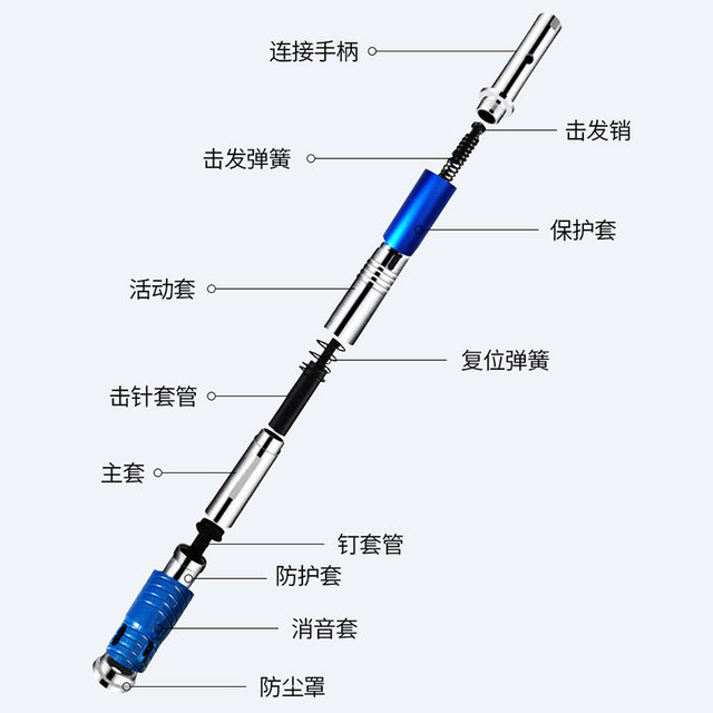 Ceiling artifact all-in-one nail shooting special gun nail gun nail silencer decorate steel nail gun cement ເຄື່ອງປັບອາກາດເຈາະ artifact