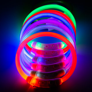 Pet Dog Anti-Lost Tag, Night-Time Dog Walking Gadget, Led Light-Up Pendant Collar, Anti-Snatch Warning Light