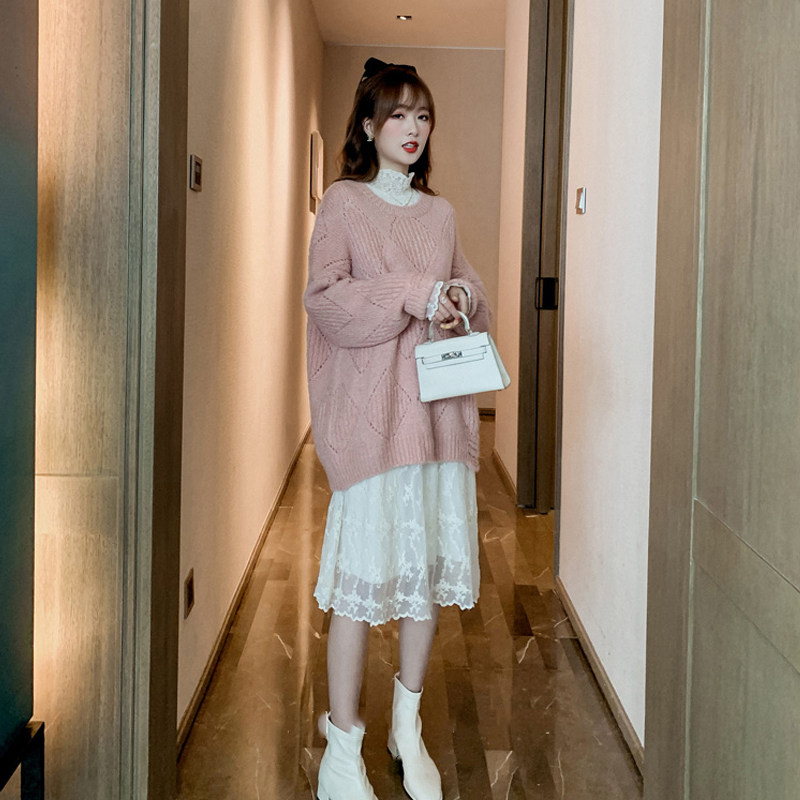 2021 early autumn new ocean dress small tall cold goddess light ripeness goddess mature temperament two style suit dress