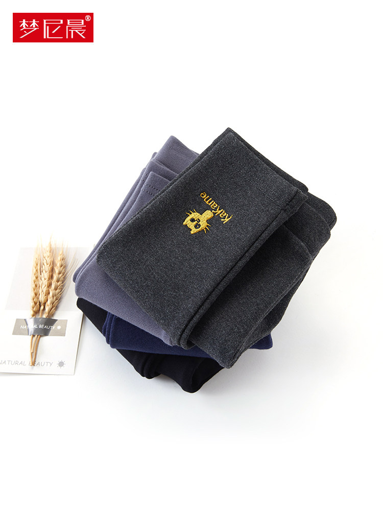 Children's leggings women's outerwear spring and autumn girls pure cotton foreign style spring new girls' trousers children's baby trousers