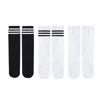Childrens mid-cylinder socks female boy socks performance High-cylinder socks cotton socks Long Sox thin Socks School Uniforms Football Socks