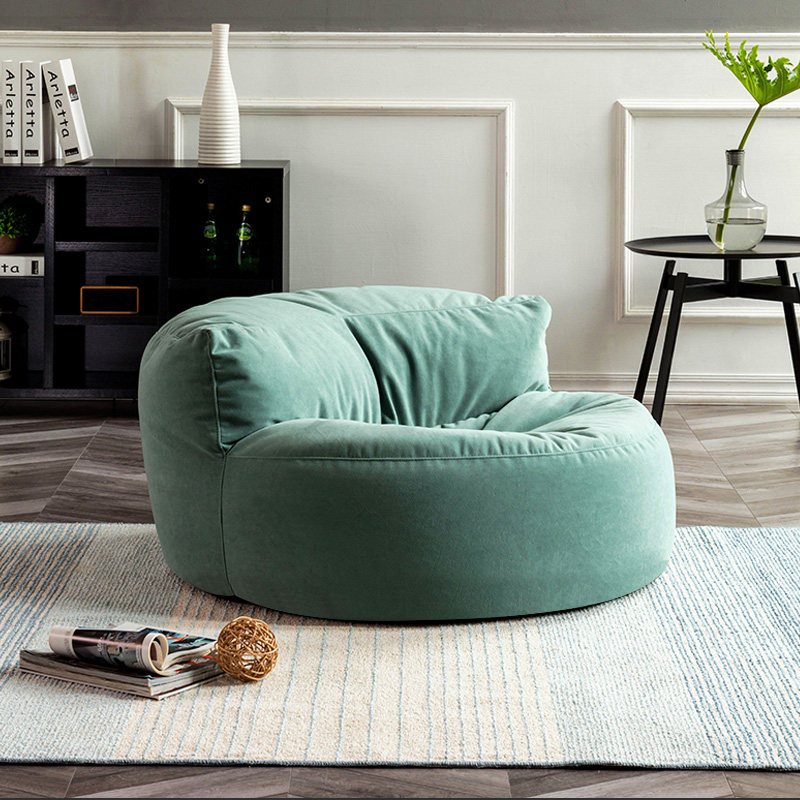 Lazy sofa tatami single lazy sofa bean bag girl lovely bedroom balcony lying in the red