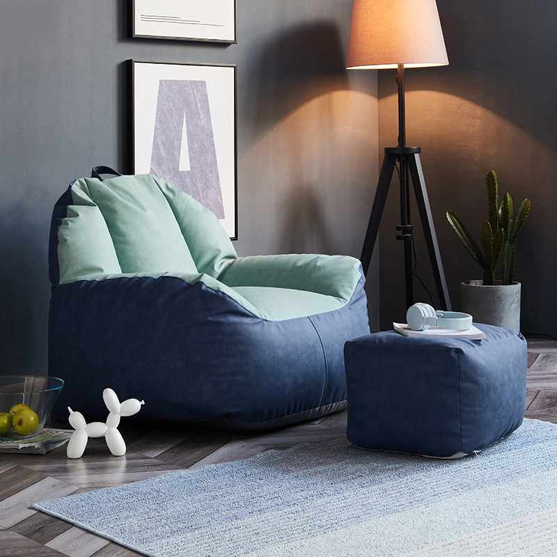 Slazy sofa bean bag anti-fouling single sofa bedroom tatami balcony network red creative leisure lounge chair light luxury