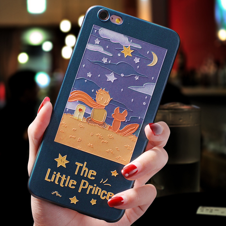 Little Prince IPhone 7Plus / 8Plus。 apply Apple x Mobile phone shell iphone   11 Soft silica gel relief All inclusive 7 Fall prevention 6s princeling XR Little Red Riding Hood 8 plus