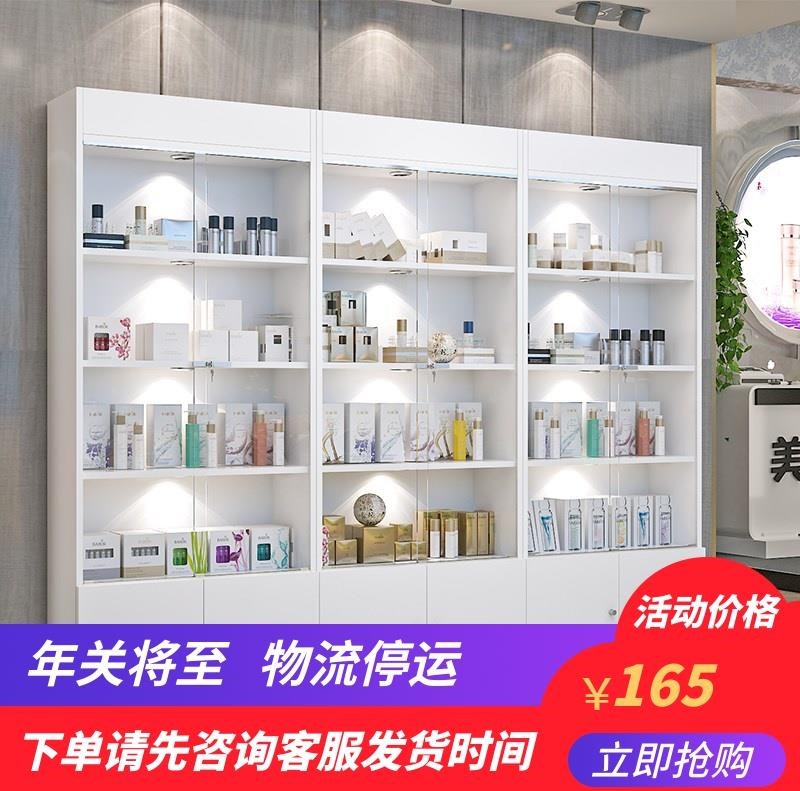 Training institution gift display cabinet training class prize display cabinet gift cabinet with lock shelf vertical transparent glass