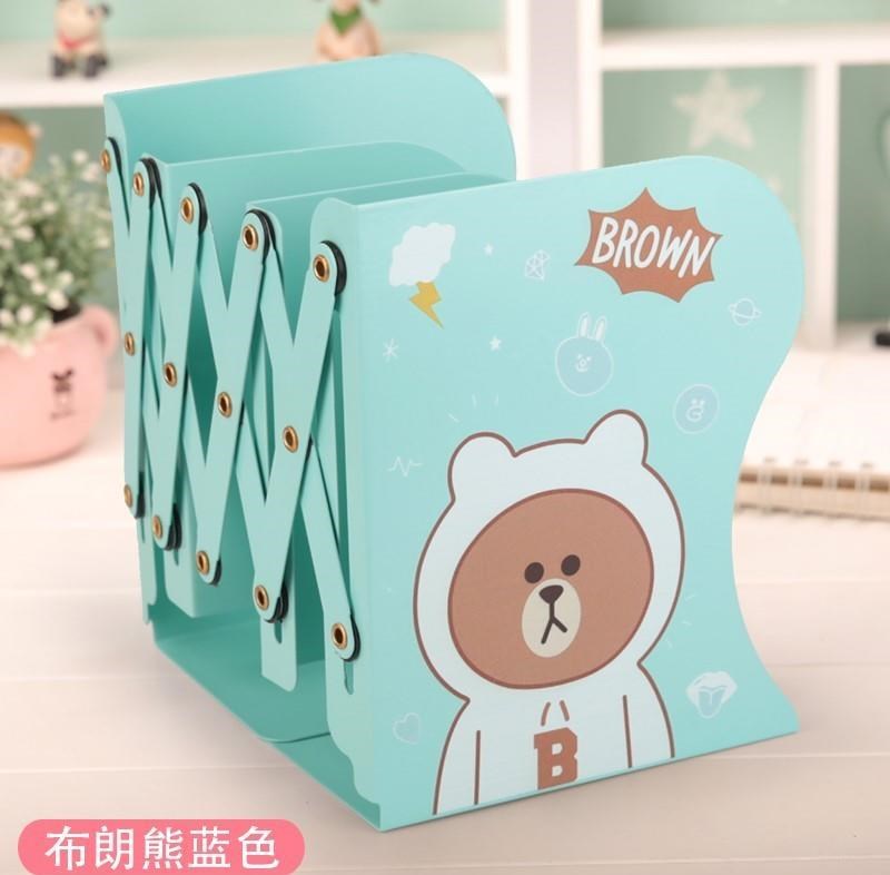 Classification student telescopic simple shrinking iron shelf bookshelf simple table file box stationery book stand book stand