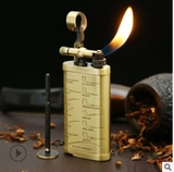 Муссонная фигурная фигурная борьба с борьбы с газом зажигалка с дымом с дымом, качающей палочкой, многофункциональной более легкой JF003