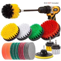 Factory direct sales cross-border supply Amazon electric drill brush brush carpet sofa home cleaning combination set brush
