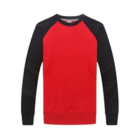 Одиночный верхний рукав красный черный рукав (516 плюс бархат)