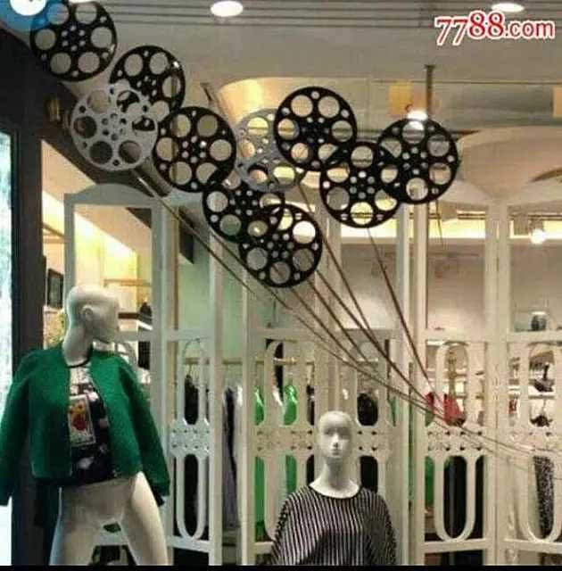 16mm film backsheet film print film projector dedicated slice a piece of film and television props decoration