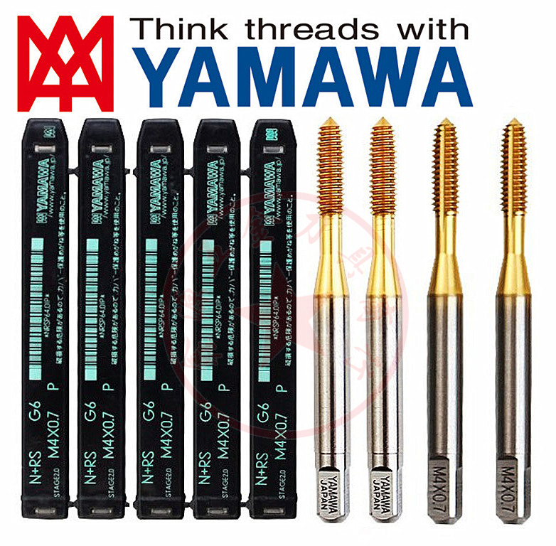 Imported Japan YAMAWA PLATED TITANIUM EXTRUSION SCREW TAPPING MACHINE WITH SCREW TAPPING M1M1 M1M1 2M1 4M1 6M1 7M2M5M6M8