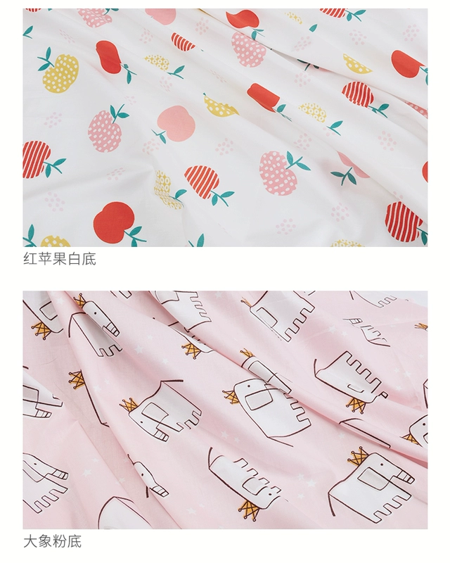 Vải cotton bé twill bộ đồ giường trẻ em chăn chăn gối hoạt hình in vải cotton vải có thể được tùy chỉnh - Vải vải tự làm