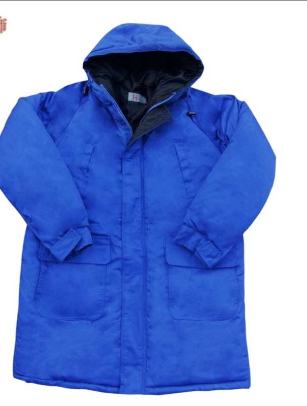FAW Fos New Work Clothes Cotton Clothing Car Factory Cotton Coat Winter Thickening Warm Blue Raw Cotton Padded Jacket