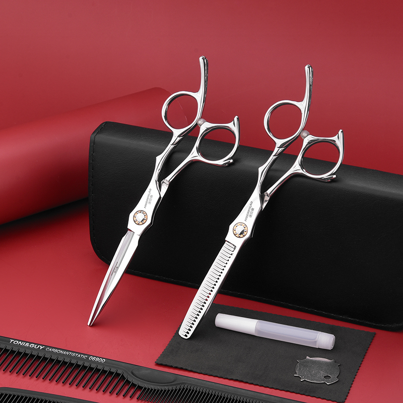 Nobegao professional hair stylist Hair scissors Hair scissors Hair flat scissors Tooth scissors Thin scissors special tool set