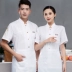 Quần áo làm việc đầu bếp thoáng khí polyester-cotton cao cấp dài tay nam mùa thu nhà hàng khách sạn phục vụ nhà bếp làm bánh quần áo đầu bếp đồng phục đầu bếp may sẵn áo bếp may sẵn 