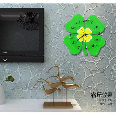 Creative watch wall clock Modern wall clock living room mute personality pastoral simple fashion wall clock home kamaE16HGH