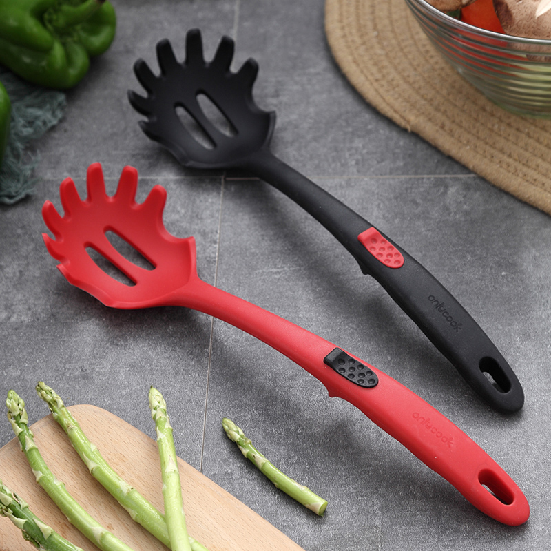 onlycook household silicone powder fishing kitchen colander mixed with noodles spoon claw spoon